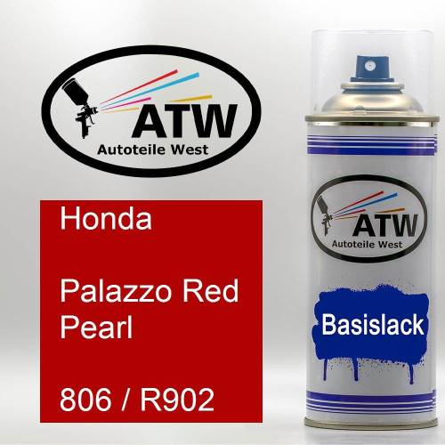 Honda, Palazzo Red Pearl, 806 / R902: 400ml Sprühdose, von ATW Autoteile West.